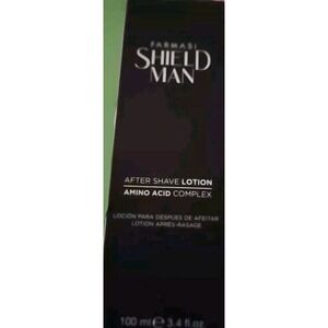 Farmasi Shield After Shave Lotion‎ Mens Amino Acid Complex 3.4 oz New Sealed NIB